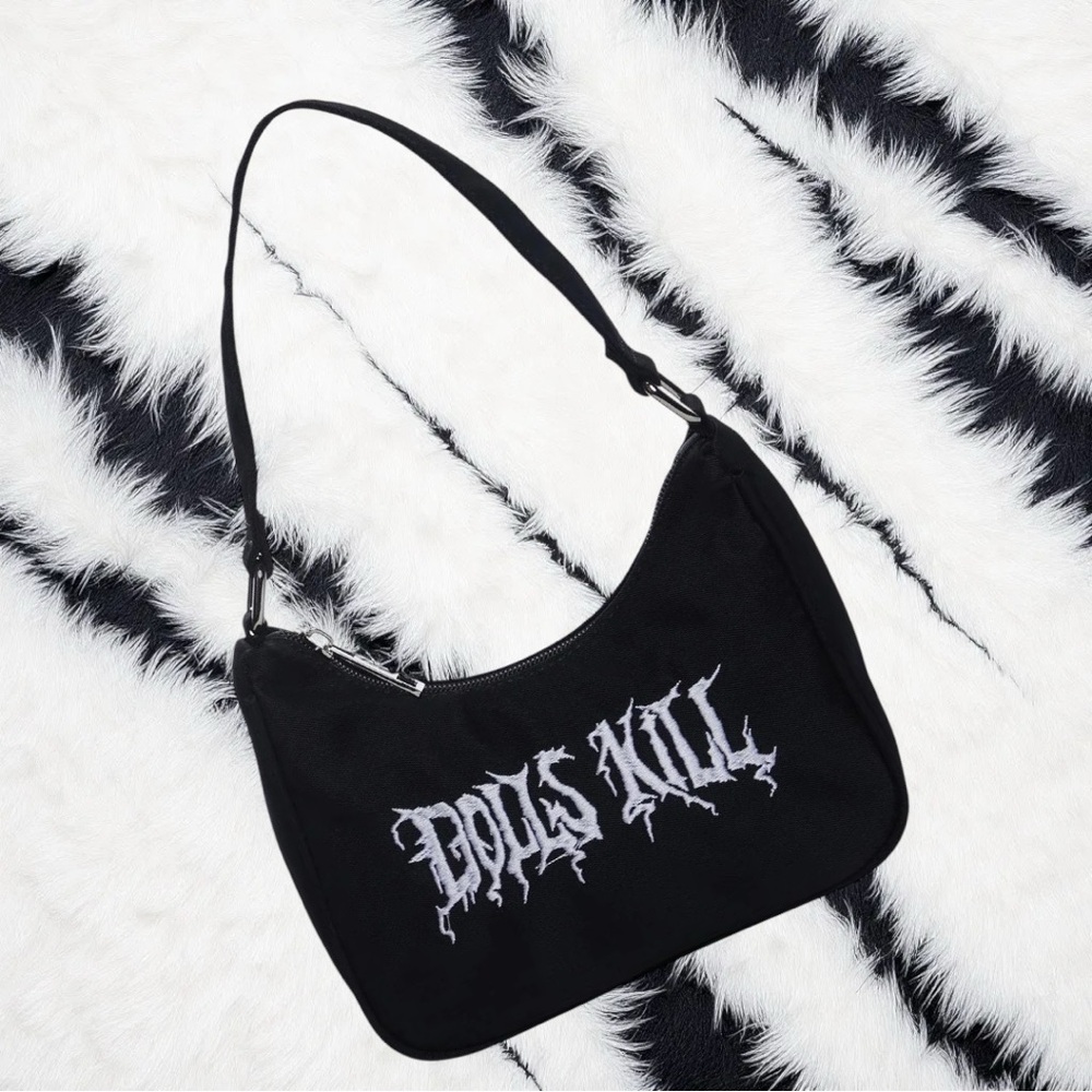 ‼️NWT‼️Dolls Kill Black Logo Mini Bag